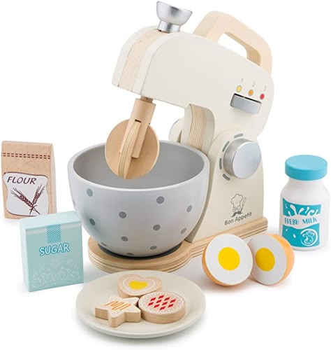 Baking Mixer, Cooking Toys, Play Kitchen Accessories, 귀여운 음식 그림, Making Wooden Toys, Pretend Play Toys, Baking Set, Toy Kitchen, Kids Kitchen