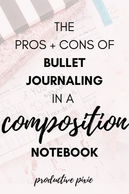 Are you starting a bullet journal, and trying to figure out what supplies you want to use? Picking out a notebook is one of the hardest parts of starting your first bullet journal! There are so so many options out there! Plus, you don't want to spend $30+ dollars on a notebook, if you decide you don't like bullet journaling. A composition notebook might be just the notebook to start your first bullet journal in! Composition Notebook Planner, Journal Composition, Bullet Journal Flip Through, Pretty Stationery, Everyone Makes Mistakes, Dotted Notebook, Pretty Journals, Bullet Journal Notebook, Daily Page