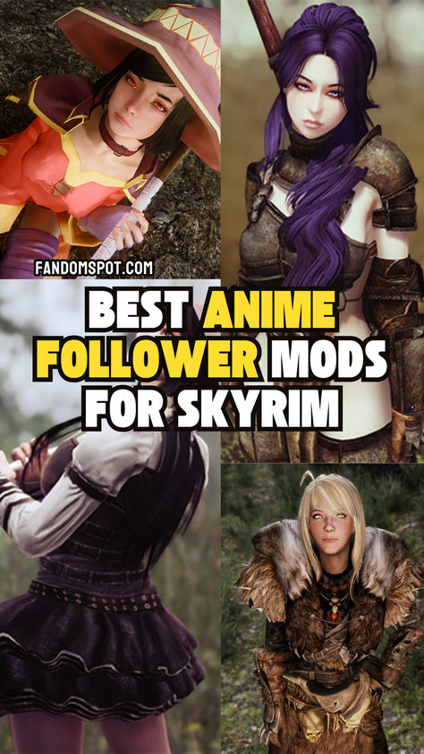 Skyrim Followers, Skyrim Mod, Watching Anime, Skyrim Mods, Best Anime, Aesthetic Design, Skyrim, What If, I Can