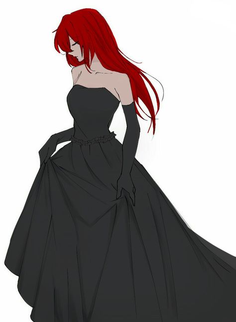 Red Dress Anime, Anime Base Female, Desinger Dresses, Anime Red Hair, Punk Disney Princesses, Anime Ninja, Kushina Uzumaki, Naruko Uzumaki, Female Character Concept