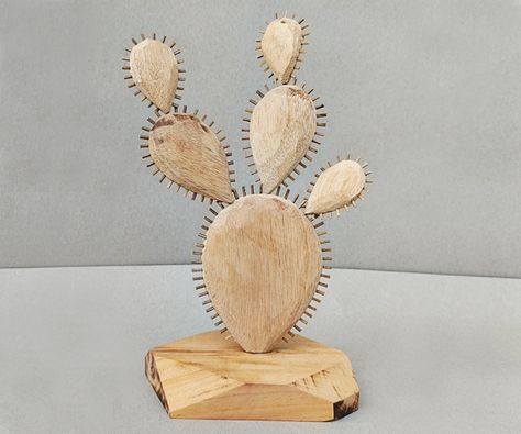 Wooden sculpture small, Wooden art, Wooden sculpture Living room, Wood decoration, Wood design, Holiday Gifts Wooden Cactus, Wood Pineapple, Wood Decoration, Deer Silhouette, Wood Animal, Cactus Decor, Beginner Woodworking Projects, Wood Working For Beginners, Wooden Sculpture