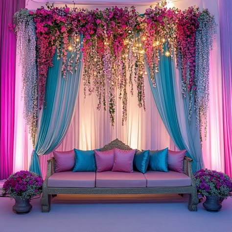 Hurdee Decor, Mehandi Stage Decoration, Backdrop For Haldi, Haldi And Mehendi Decoration, Mehndi Decoration At Home, Mehndi Signs, Mehndi Backdrop, Backdrop Decoration Ideas, Mehndi Stage Decor