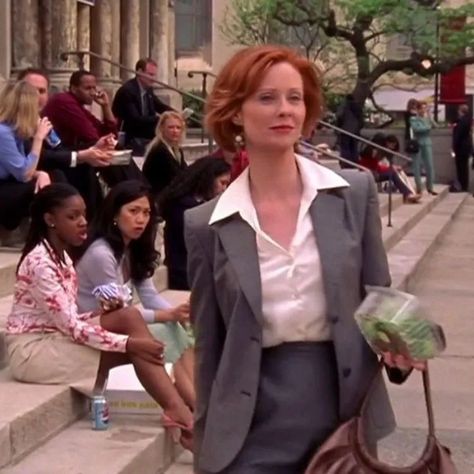 Miranda Satc Style, Miranda Hobbes Aesthetic, Miranda Satc, Miranda Hobbs, Miranda Hobbes, Commonplace Book, Power Suit, Feminine Beauty, Beautiful Life