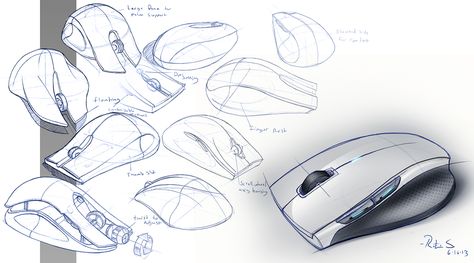 Practice makes perfect right? I try to sketch a day! Product Sketches, Sketch Tutorial, Mouse Sketch, Logos Retro, Thumbnail Sketches, Mouse Drawing, Object Drawing, Industrial Design Sketch, Princess Drawings