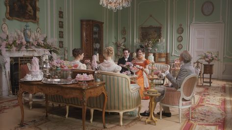 “Emma” Takes Place in a Bright Georgian Dollhouse | Architectural Digest Emma Aesthetic, Emma Movie, Emma. 2020, Emma 2020, Emma Woodhouse, Emma Jane Austen, Period Films, Jane Austin, Bright Paintings