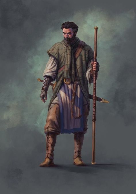 Male Character Design, Dungeons And Dragons Characters, Rpg Characters, Male Character, Fantasy Warrior, High Fantasy, Character Design Male, Fantasy Rpg, Fantasy Inspiration