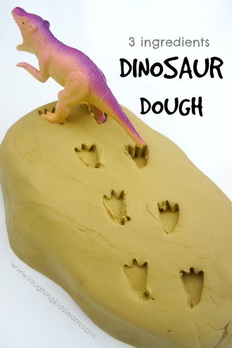 Fairy Playdough, Fairy Dough, Soft Play Dough, Dinosaurs Preschool, Fun Activity For Kids, Playdough Recipe, Dinosaur Activities, Dinosaur Crafts, Children Playing