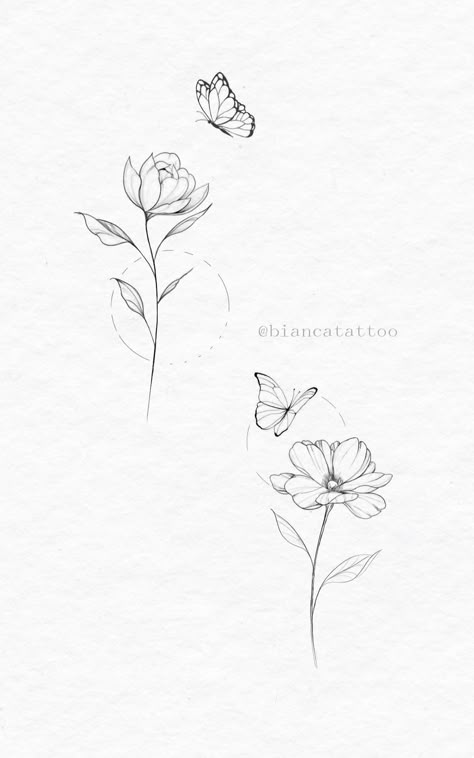 Fine Line Flower Tattoo Design, Small Floral Tattoo Design, Flower With Stem Tattoo, Mini Flower Tattoos, Fineline Floral Tattoo, Fineline Flower Tattoo, Small Floral Tattoo, Underarm Tattoo, Flor Tattoo