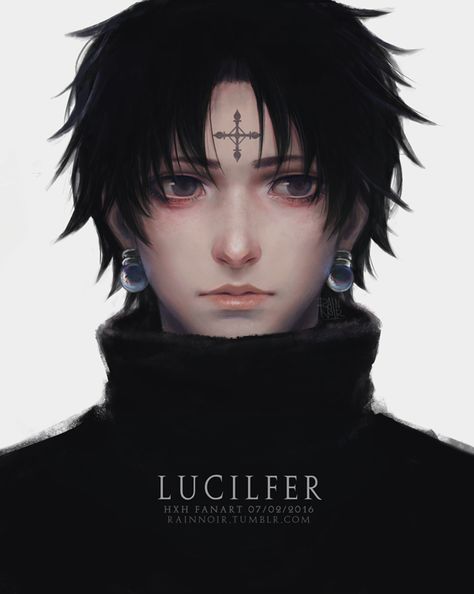 Eu amo esse fanart, queria muito poder desenhar assim. Chrollo Lucifer, Chrollo Lucilfer, Hunter Hunter, Hunter X Hunter, An Anime, Anime Boys, Anime Character, Anime Boy, Anime Guys