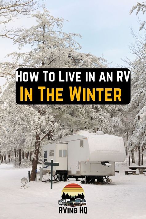 Want to learn how to live in an RV during the winter? Check out this ultimate guide to learn how to insulate your RV windows, how to insulate your rv slide outs, and much more. Learn how to keep your RV pipes from freezing while winter camping and how to heat RV without propane (or with it!) This article is a deep dive into everything you need to know about full-time RV living in winter. Camper Organization Rv Living, Rv Winterizing, Rv Windows, Camper Maintenance, Travel Trailer Living, Camper Organization, Trailer Living, Relaxing Travel, Rv Living Full Time