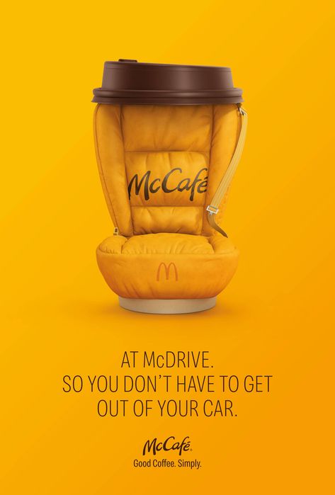 Sales Increase, Copy Ads, Mcdonald's Restaurant, Good Advertisements, 광고 디자인, Ad Of The World, Visual Metaphor, Creative Advertising Design, Publicidad Creativa