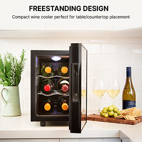 Friends? Dinner? Party? for every occasion Countertop Wine Fridge, Small Wine Fridge, Small Wine Cooler, Mini Wine Fridge, Best Wine Coolers, Refrigerator Dimensions, Office Pranks, Work Aesthetic, Wine Coolers Drinks