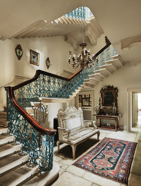 Classic Hallway, Norfolk House, Toronto Houses, Houghton Hall, State Room, Country House Style, Orange Chair, Mews House, Kitchen Company