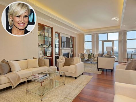 Take a Tour of Yolanda Foster's Gorgeous New Post-Split Condo (PHOTOS) | A FRESH START | Following her split from husband David Foster (and putting their sprawling $27.5 million Malibu mansion on the market), the Real Housewives of Beverly Hills star recently purchased this stunning 3,950-square-foot condo at the Carlyle Residences in Los Angeles. Yolanda Foster Home, La Condo, Candy Spelling, Malibu Mansion, City Penthouse, Yolanda Foster, The Carlyle, Yolanda Hadid, Bachelorette Pad