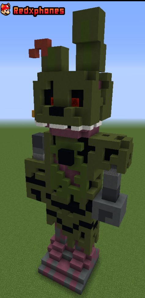 Minecraft FNAF Fnaf Minecraft Builds, Fnaf Minecraft, Minecraft Fnaf, Fnaf Freddy, Minecraft Inspiration, Minecraft Plans, Afton Family, Minecraft Tutorial, Minecraft Builds