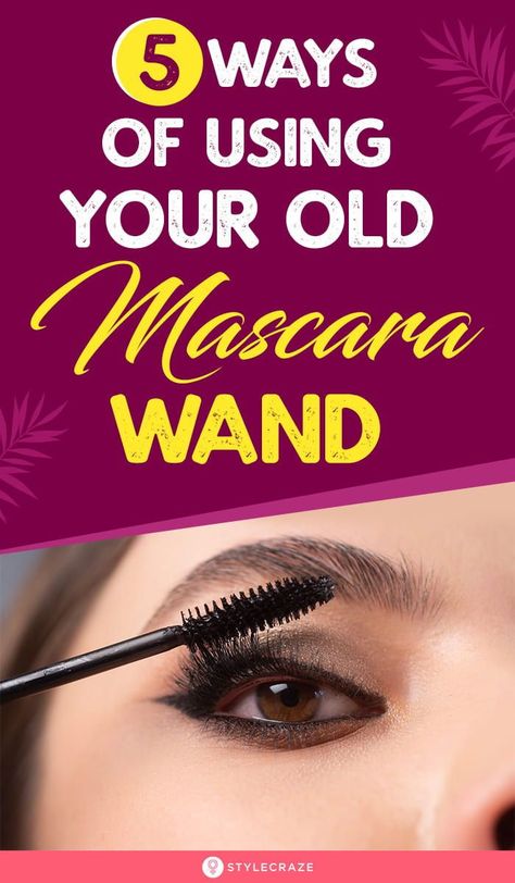 What do you do when the mascara is all used up? Do you simply throw it away? No! Remember the environmental adage—reuse, recycle? Well, we can actually reuse the used mascara wands! #beautyhack #beautytips #mascarawand Mascara Best, Thick Lashes, Mascara Brush, Makeup Mistakes, Eyelashes Mascara, Eyelash Brush, Mascara Tips, Mascara Wands, Best Mascara