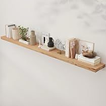 Rustic Floating Shelf, Wall Mounted Storage Shelves, Wood Floating Shelf, Fireplace Mantel Shelf, Floating Shelf Decor, Home Office Kitchen, Rustic Floating Shelves, Long Walls, Mantel Shelf