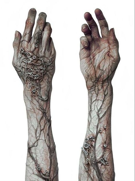 Maze Runner Tattoo, Ken Barthelmey, Maze Art, Arte Zombie, Concept Art World, Body Horror, Sfx Makeup, Creature Concept Art, Tree Tattoo