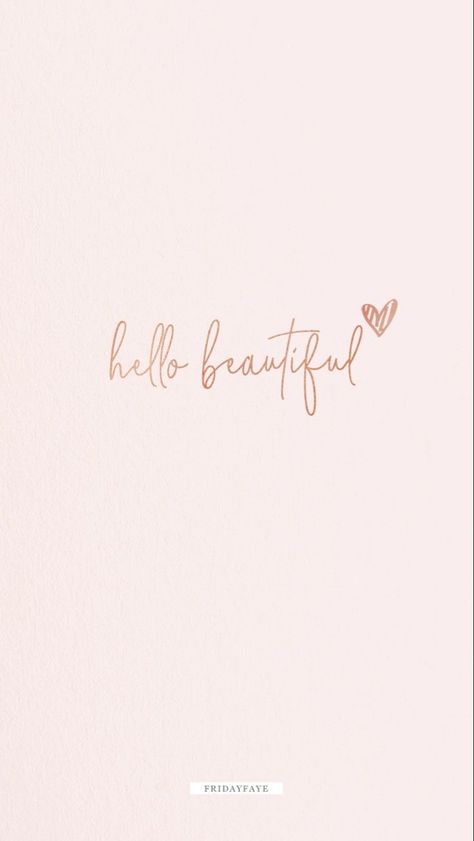 Pretty Pink Wallpapers, Hello Beautiful Quotes, Pink Wallpapers, Wallpaper For Phone, Words Wallpaper, Pink Quotes, Cute Wallpaper, 背景 シンプル, Backgrounds Phone Wallpapers