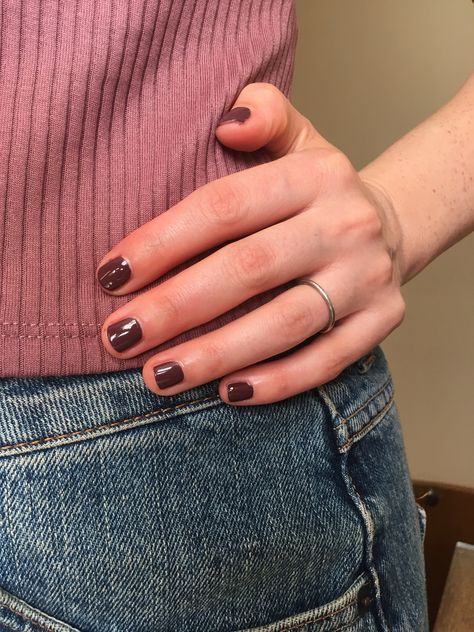 good color for long or short nails for the fall Nails For The Fall, Cream Nail Polish, Cream Nail, Plum Nails, Brown Nail, Hello Nails, Zoya Nail, Zoya Nail Polish, Grunge Nails