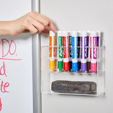 PRICES MAY VARY. Whiteboard Marker Holder: Teach your students with ease thanks to this clear market holder to organizer and store your dry erase markers Perfect Teacher Supply: This dry erase holder is perfect for classrooms, home school purposes, conference rooms, and teachers longue High Quality: This clear marker holder is made of acrylic plastic that comes with holes on the back to easily hang with screws or nails Dimensions: The marker organizer measures 7.35 x 6.25 inches with multiple ho Clear Whiteboard, Whiteboard Marker Holder, Dry Erase Marker Holder, Marker Organizer, Whiteboard Organization, Classroom Whiteboard, Classroom Wishlist, Marker Holder, Expo Marker