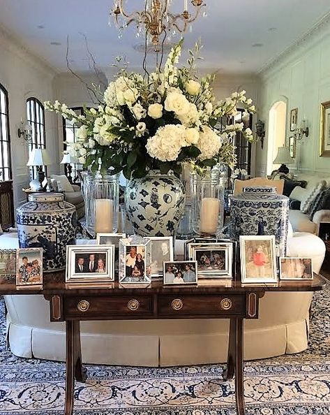 The Enchanted Home, Blue White Decor, Enchanted Home, White Living, Cool Ideas, Decoration Inspiration, Formal Living Rooms, Formal Living, White Decor