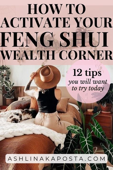 Feng Shui Abundance Corner, Feng Shui 2024 Home, Money Corner Feng Shui Decor, Feng Shui Business Success, Feng Shui Wealth Corner Decor, Feng Shui Apartment Layout, Fung Shway Rules, Feng Shui Love Corner Ideas, Feng Shui 2024