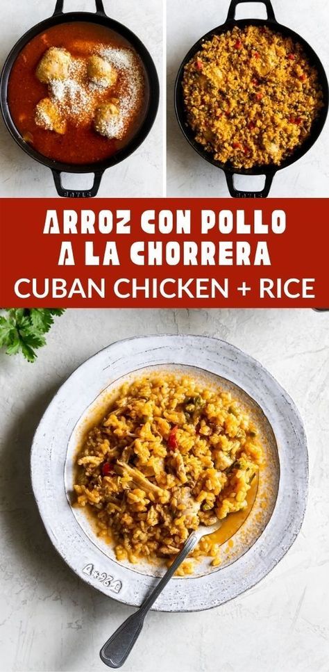 Cuban Chicken Recipes, Cuban Arroz Con Pollo, Spinach Lentil Soup, Cuban Rice, Cuban Chicken, Birthday Recipes, Pollo Recipe, Chicken Empanadas, Cuban Dishes