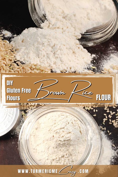 Easily make your own Gluten Free Flours like this Fine Brown Rice Flour! Soft & fluffy DIY brown rice flour in 3 simple steps to use in all of your gluten free baking!

You can even feed this flour to your gluten free sourdough starter! It will LOVE it and will become even more active! homemade gluten free, homemade flour, DIY gluten free flour, gluten free flours, gluten free flour blends, brown rice flour How To Make Brown Rice Flour, Rice Flour Sourdough Starter, Gluten Free Bagel Recipe, Gluten Free Flours, Gluten Free Flour Recipe, Rice Flour Recipes, Gluten Free Sourdough Starter, How To Make Flour, Gluten Free Bagels