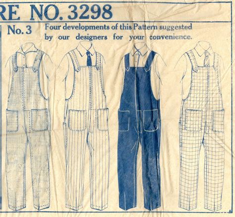 Unsung Sewing Patterns Dungarees Pattern, Bib And Brace Overalls, Overalls Pattern, Men Overall, Boys Overalls, Men's Overalls, Vintage Overalls, Household Management, Overalls Men