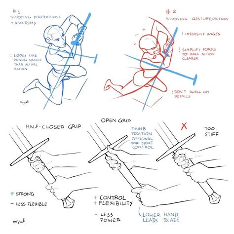 One Handed Swordsman, Combat Reference, Anime Bodies, Hands Reference, Reference Art, Martial Arts Techniques, Draw Anime, Figure Drawing Reference, Body Drawing