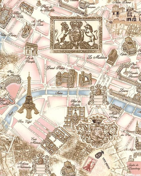 TTPRSORP Pink Travel Aesthetic, Parisian Room, Paris Collage, Watercolor Eyes, Pastel Poster, Fabric Poster, Parisian Life, Paris Map, Paris Aesthetic