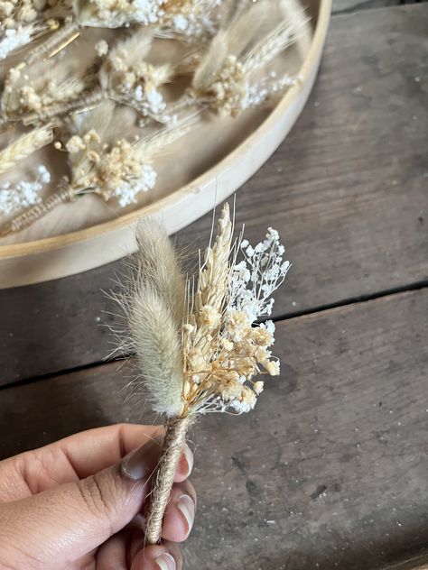 Dried Boutonniere, Simple Church Wedding, Rustic Favors, Soap Studio, New Wedding Ideas, Church Wedding, Ranch Wedding, Guest Books, Wedding Idea