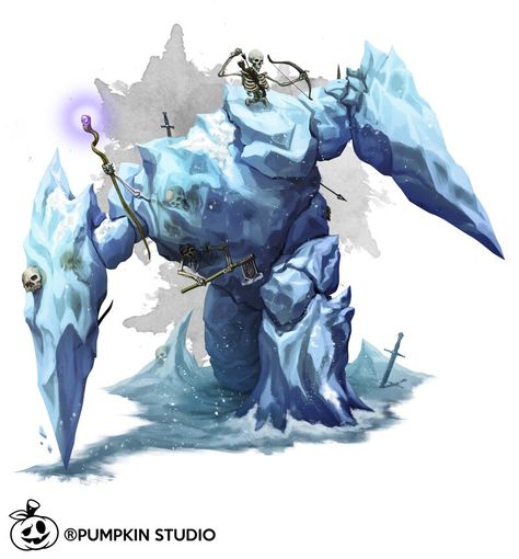 Ice Monster, Fairytale Creatures, Snow Monster, Beast Creature, Dnd Monsters, Concept Art Character, Fantasy Monster, Creature Concept Art, Creature Concept