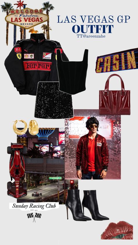 #f1 #lasvegas “f1gp #ferrarif1 #formula1 #carracing #fashion #outfits #f1fashion #charlesleclerc Gp Outfit, F1 Outfit, Formula 1 Gp, Ferrari F1, Aesthetic Outfit, F1 Drivers, F 1, Polyvore Outfits, Formula One