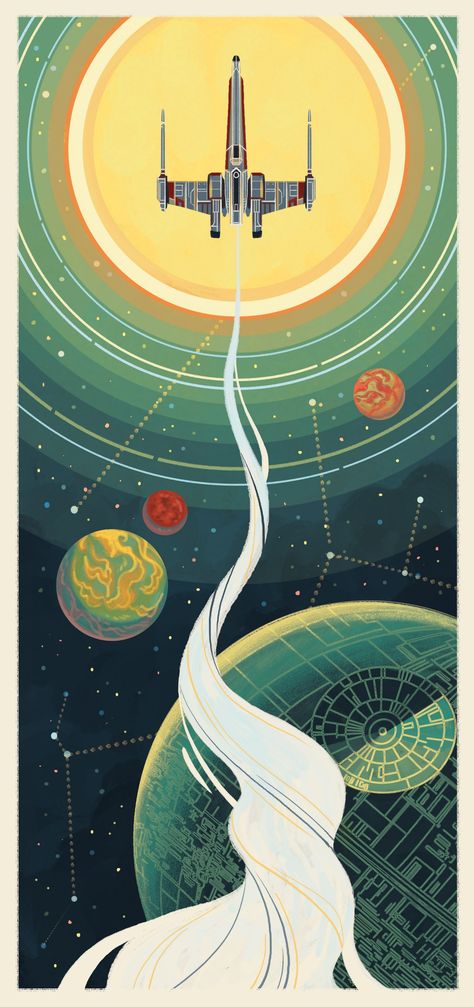 Retro Space Posters, Star Wars Print, Forest Coloring Book, Dragon Wallpaper Iphone, Enchanted Forest Coloring, Astronomy Poster, Space Icons, Star Wars Prints, Travel Poster Design