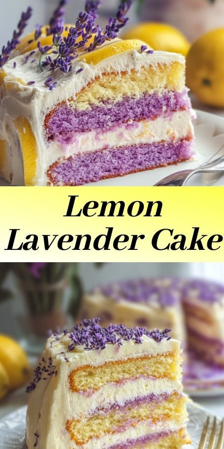 Lemon Lavender Dream Cake combines the refreshing tang of lemon with the subtle floral notes of lavender, offering a unique flavor experience. Perfect for springtime gatherings or whenever you need a charming dessert to impress your guests. #LemonLavenderCake #SpringBaking #FloralsinFood #CitrusDessert #HomeBakedCake #CakeDecorating #BakingFromScratch #ButtercreamLover #LavenderLove #FlavorFusion Lavender Cake Balls, Desserts With Lavender, Unique Dessert Ideas For Wedding, Lemon And Lavender Cake, Lavender Pastries, Baking With Lavender, Lavender Brunch, Unique Baking Recipes, Lavender Lemon Cake