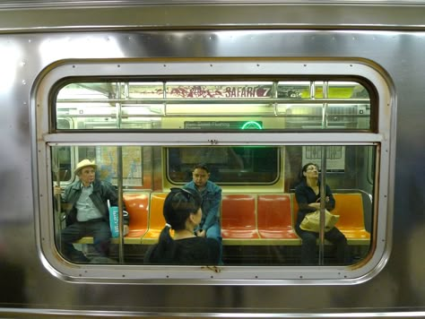 Through the Carriage Window Subway Window, Train Window, Metro Train Aesthetic, Subway Train Interior, Train Window Photography, Inside Subway Train Drawing, Subway Interior Train, Subway Train Aesthetic Dark, Subway Train Side View