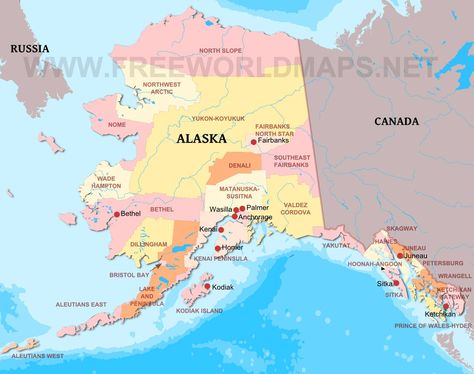 Map Of Alaska, Maps Aesthetic, Alaska Map, Alaska Glaciers, Alaska Vacation, Physical Map, Social Studies Worksheets, America Map, United States Map