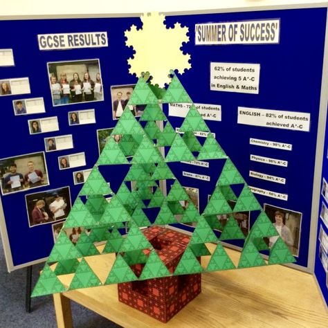 Category: Tessellations - ARTFUL MATHS Math Christmas Tree, Christmas Math Project, Christmas Geometry, Christmas Maths, Math Art Projects, Math Club, Christmas Math Activities, Geometry Activities, Maths Games