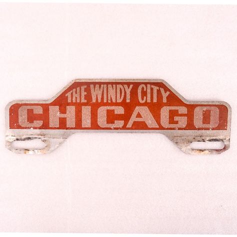 Chicago Graphic, Chicago Aesthetic, Sears Tower, Chicago Vintage, Vintage License Plates, Chicago Art, Illinois State, Chicago City, Vintage Elements