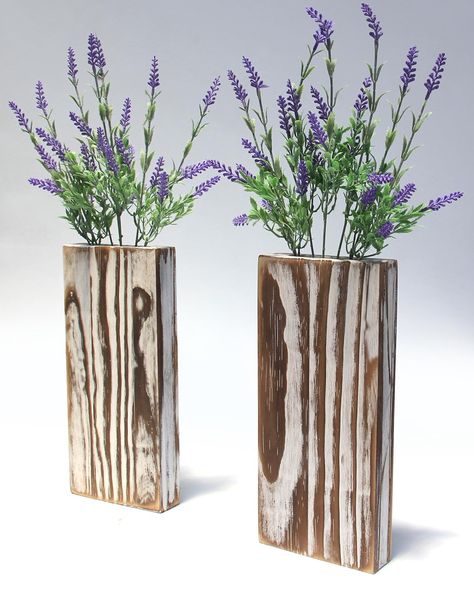 PRICES MAY VARY. UNIQUE BURNT WOOD WALL PLANTER：These hand-made Torched Wood Wall Planter for Indoor Plants,Made from natural Torched pine wood, Weathered White.The surface is hand polished with uneven textures and coated with elegant white paint, creating a unique retro farmhouse style to decorate your room.so each piece will be slightly different. WOOD WALL DECOR:The Wood Wall Planter for Indoor Plants,dried flowers or greenery, and a perfect complement for any wall in your home or office. It Wood Wall Planter, Wood Planter Boxes, Torched Wood, Office Wood, Greenery Plants, Modern Farmhouse Wall Decor, Cowboy Design, Retro Farmhouse, Burnt Wood