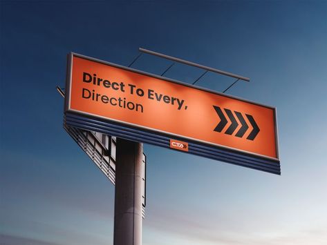 A billboard (also called a hoarding in the UK and many other parts of the world) is a large outdoor advertising structure (a billing board), typically found in high-traffic areas such as alongside busy roads. Transportation Logo Design, Outdoor Advertising Billboard, Transportation Logo, Typography Logo Design, Branding Typography, Billboard Design, Logo Design Typography, Outdoor Advertising, Typography Logo