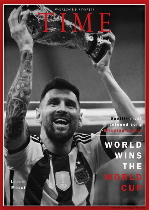 Time magazine cover Messi edition Messi Magazine Cover, Soccer Magazine Cover, Football Magazine Cover, Messi Poster Graphic Design, Forbes Magazine Cover, Sports Magazine Covers, Magazine Cover Page, Messi World Cup, Organization Notes