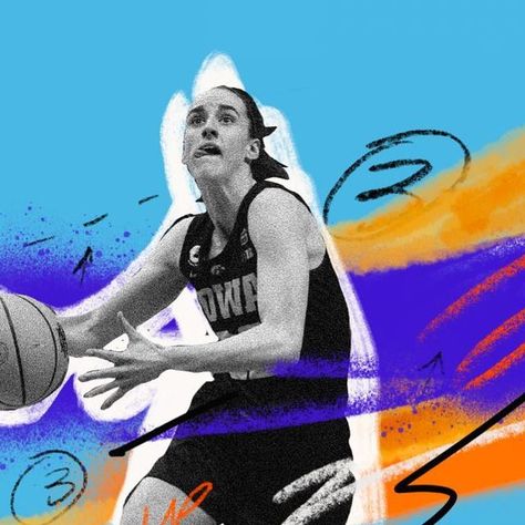 Bernardo Henning on Instagram: "Illustration for ESPN.com / Caitlin Clark on “How the WNBA has evolved”" Bernardo Henning, 2023 Illustration, Newspaper Design Layout, Freedom Art, Instagram Illustration, Caitlin Clark, Newspaper Design, Bungalow House Design, Summer 24