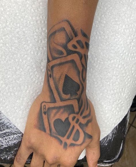 @HoodMouse🎭 Raw Hand Tattoos, Hand Tattoos For Black Men, Men Hand Tattoos Ideas, Small Forearm Tattoo Men, Hand Tats Men, Trap Tattoos Men, Neck And Throat Tattoos Men, Wrist Tattoos Men, Palm Size Tattoos