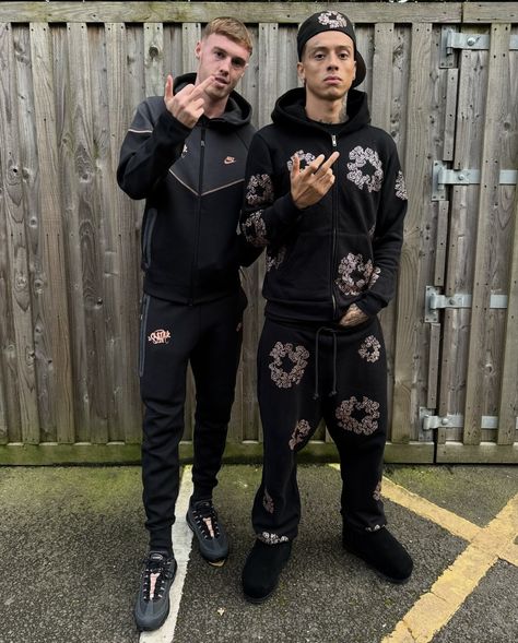 Nike Tech Tracksuit, Cole Palmer, Celebrity Selfies, Futuristic Shoes, Central Cee, Tracksuit Outfit, Hype Clothing, Romelu Lukaku, Nike Tech Fleece