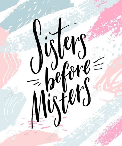 Sisters Before Misters, Unique Sticker, Stickers Online, Custom Stickers, Sticker Design, How To Apply, Vinyl, Free Shipping, Sticker Designs