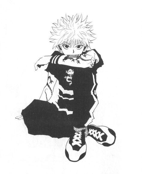 Hxh Manga Panels, Killua Manga, Hxh Manga, Hxh Killua, Zoldyck Family, Hunterxhunter Killua, Killua Zoldyck, Hunter Anime, Manga Panels