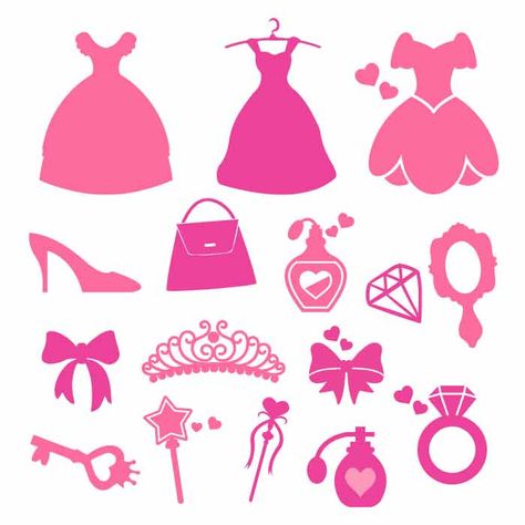 Barbie Clipart Free Printable, Barbie Svg File Free, Barbie Svg Free, Barbie Planner, Barbie Doodle, Barbie Handbag, Barbie Birthday Invitations, Barbie Tattoo, Princess Accessories